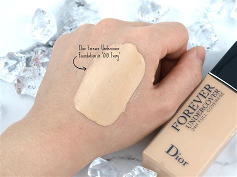 dior diorskin forever undercover foundation - 010 ivory|christian dior forever foundation shades.